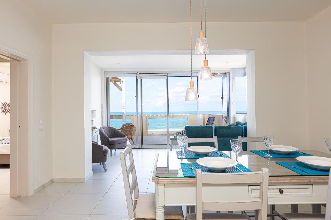 Nathalie'S Beachfront Apartment Rethymno  Luaran gambar